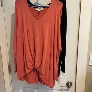 Twist front maternity sweaters from loft